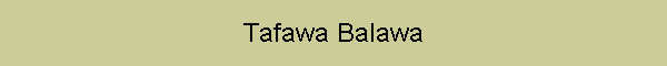 Tafawa Balawa